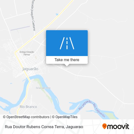 Rua Doutor Rubens Correa Terra map