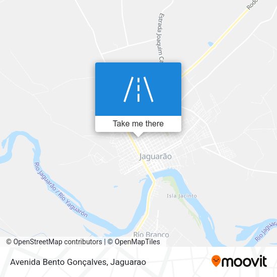 Avenida Bento Gonçalves map