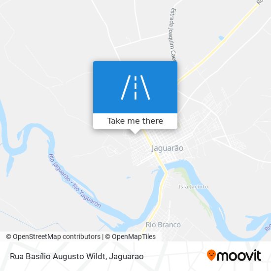 Mapa Rua Basílio Augusto Wildt