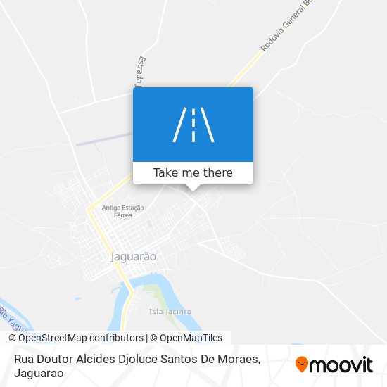 Mapa Rua Doutor Alcides Djoluce Santos De Moraes