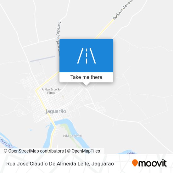 Rua José Claudio De Almeida Leite map