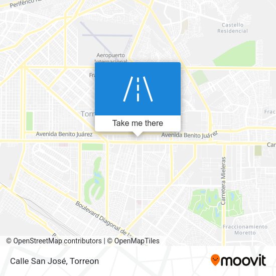 Mapa de Calle San José