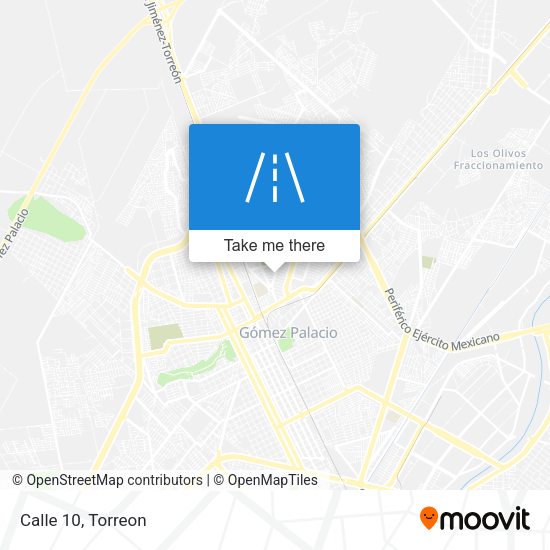Mapa de Calle 10