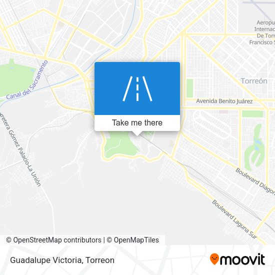 Mapa de Guadalupe Victoria