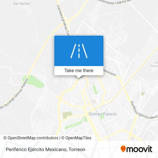 Periférico Ejército Mexicano map