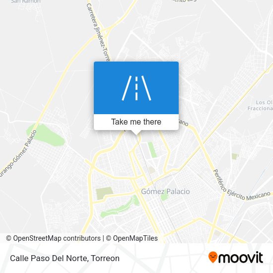 Calle Paso Del Norte map
