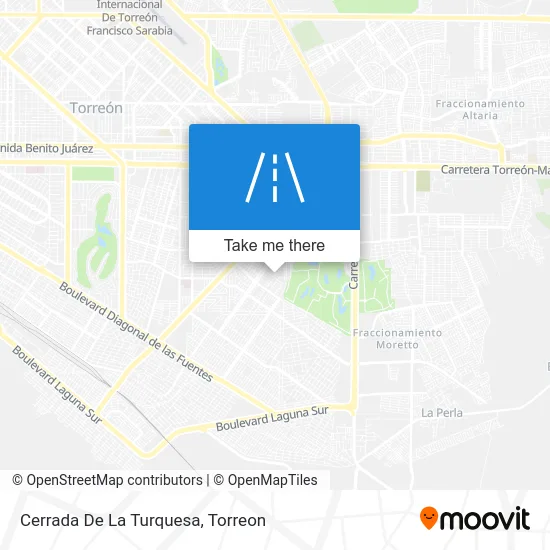 Cerrada De La Turquesa map