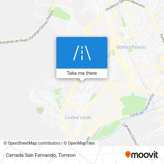 Mapa de Cerrada San Fernando
