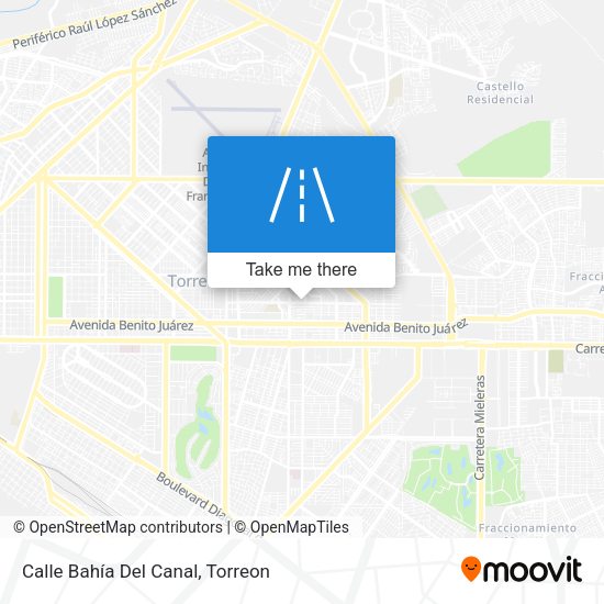 Calle Bahía Del Canal map