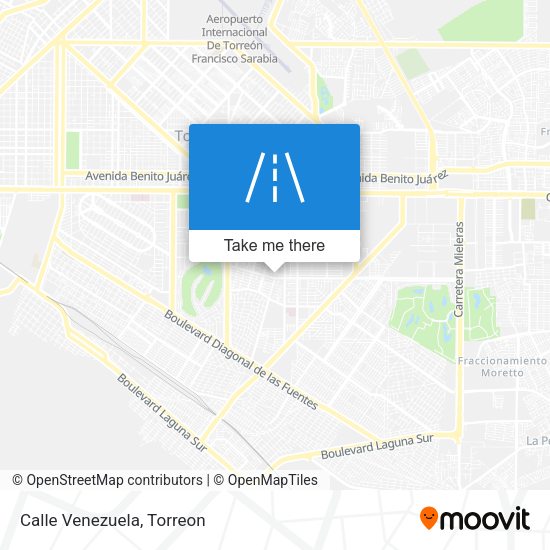 Mapa de Calle Venezuela
