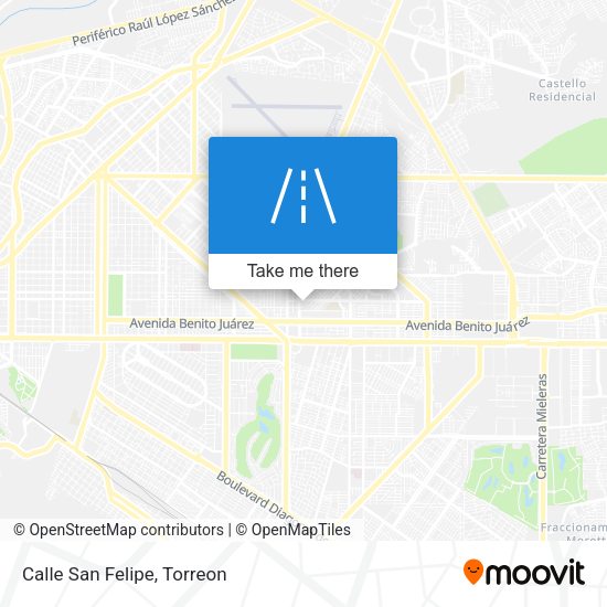 Mapa de Calle San Felipe