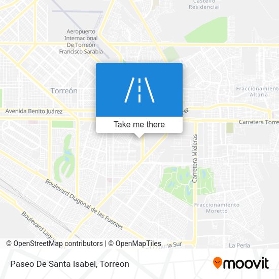 Mapa de Paseo De Santa Isabel