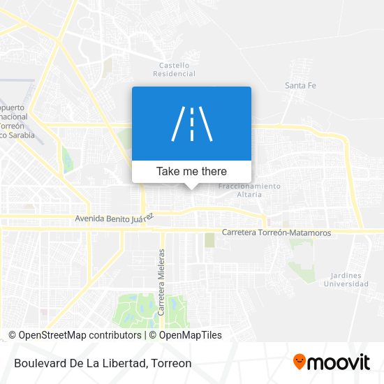 Boulevard De La Libertad map