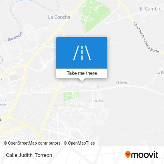 Mapa de Calle Judith