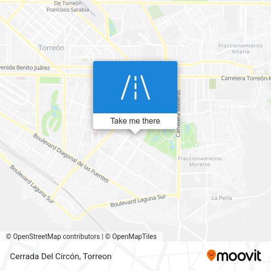 Cerrada Del Circón map