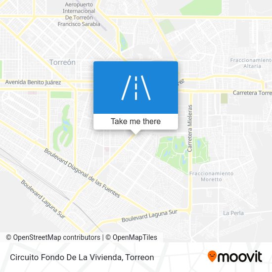 Mapa de Circuito Fondo De La Vivienda