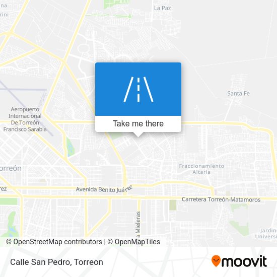 Mapa de Calle San Pedro