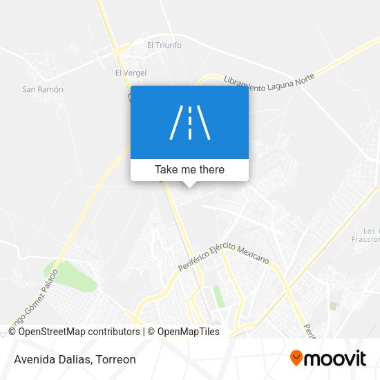 Mapa de Avenida Dalias