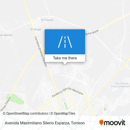 Avenida Maximiliano Silerio Esparza map