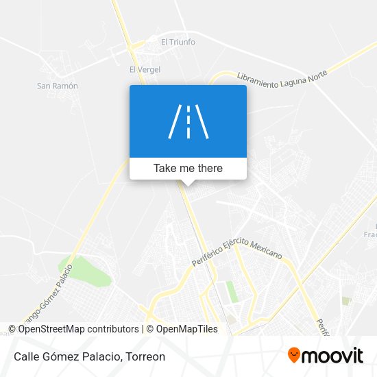 Calle Gómez Palacio map