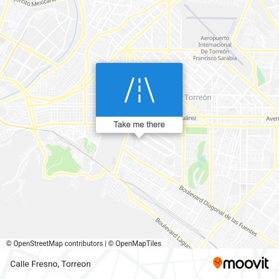 Mapa de Calle Fresno