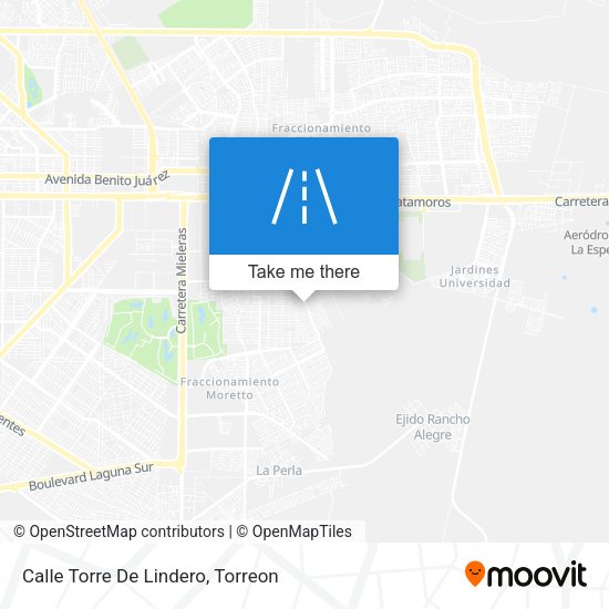 Calle Torre De Lindero map