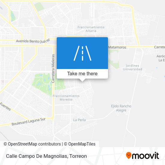 Mapa de Calle Campo De Magnolias