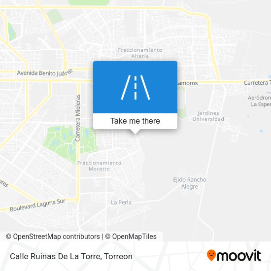 Calle Ruinas De La Torre map