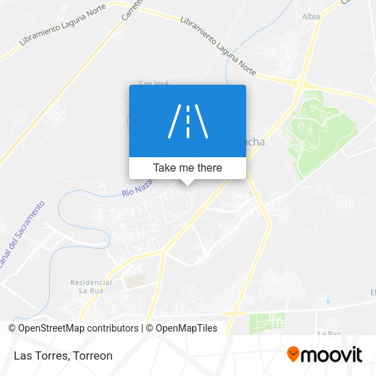 Mapa de Las Torres