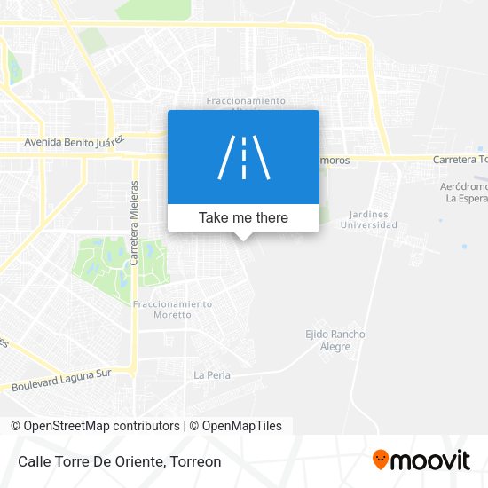Calle Torre De Oriente map