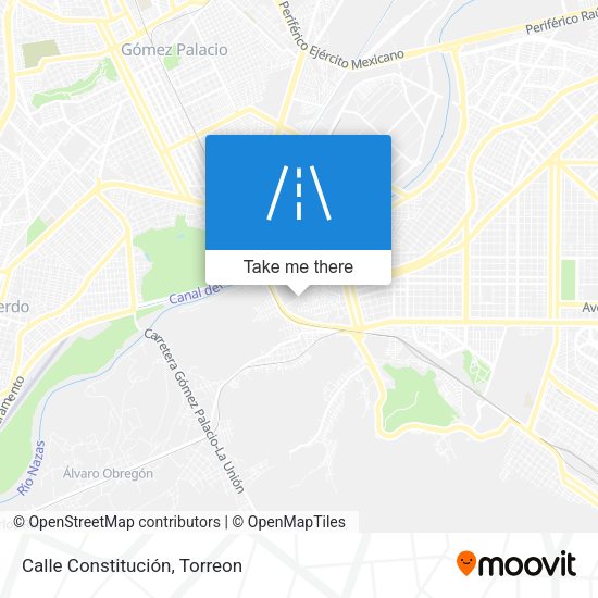 Calle Constitución map