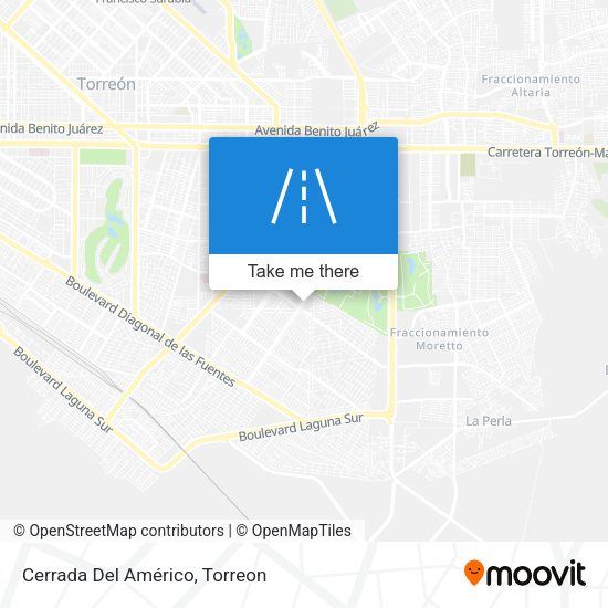 Cerrada Del Américo map