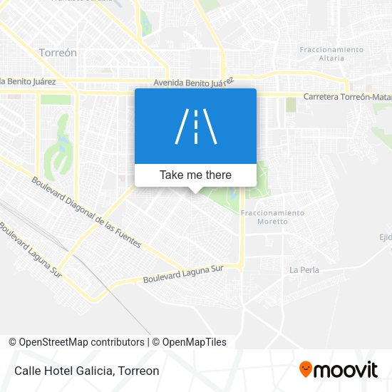 Mapa de Calle Hotel Galicia