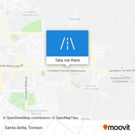 Mapa de Santa Anita