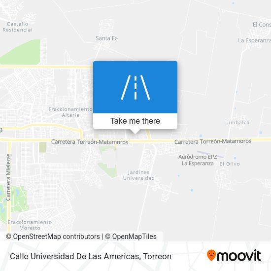 Calle Universidad De Las Americas map