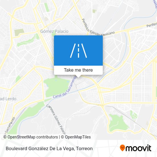 Boulevard González De La Vega map