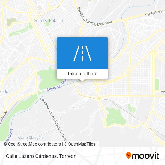Calle Lázaro Cárdenas map