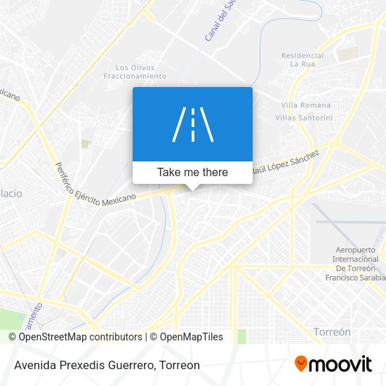 Avenida Prexedis Guerrero map