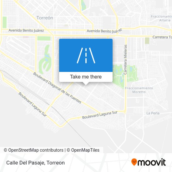 Mapa de Calle Del Pasaje