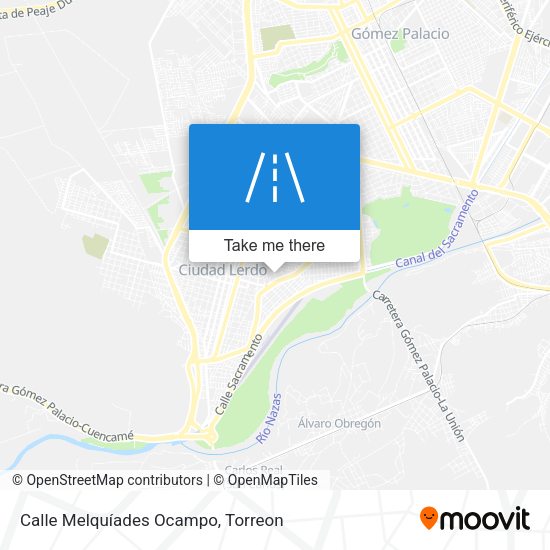 Mapa de Calle Melquíades Ocampo