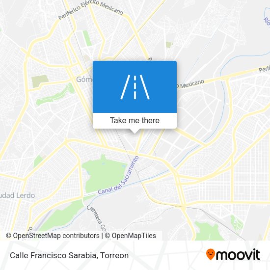Mapa de Calle Francisco Sarabia