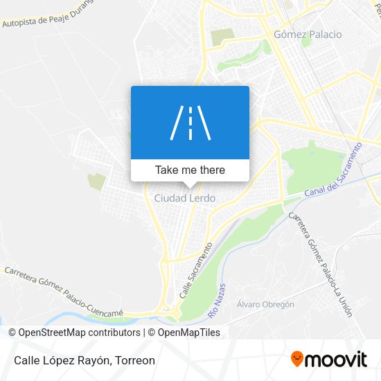Mapa de Calle López Rayón