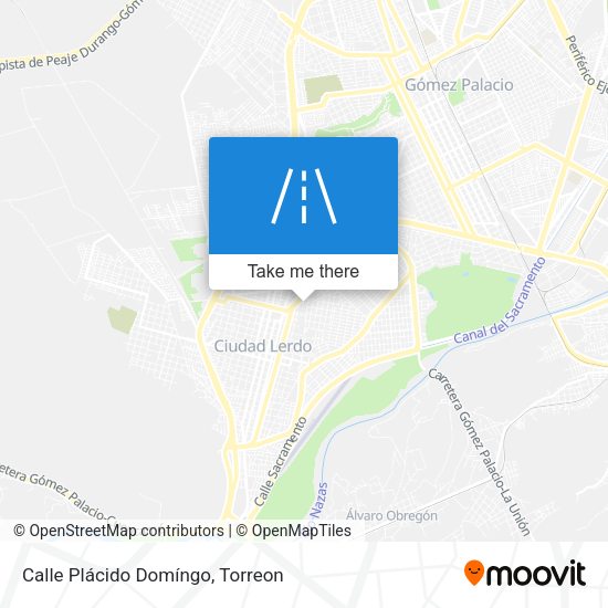 Mapa de Calle Plácido Domíngo