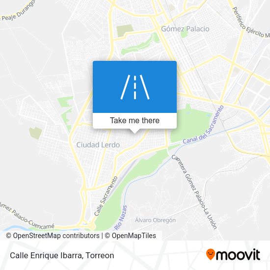 Mapa de Calle Enrique Ibarra