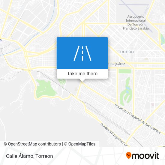 Mapa de Calle Álamo