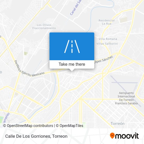 Calle De Los Gorriones map
