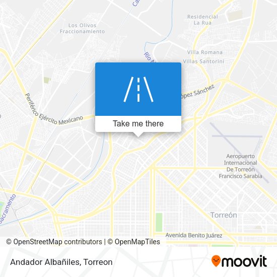 Mapa de Andador Albañiles