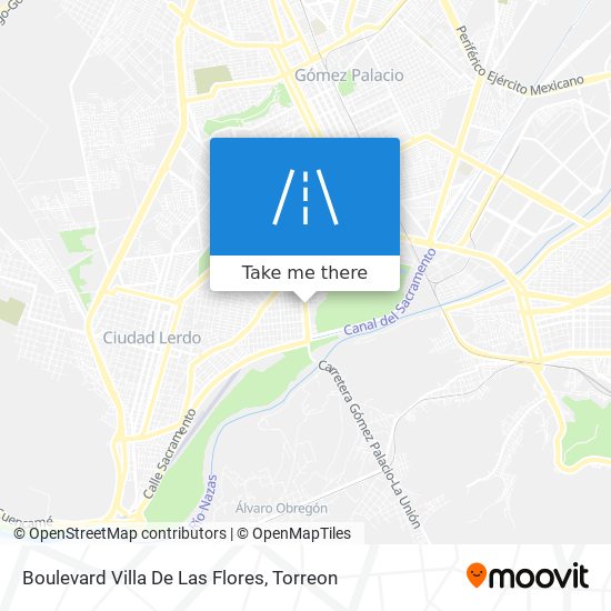 Mapa de Boulevard Villa De Las Flores