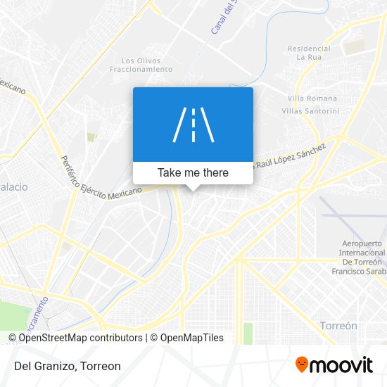 Mapa de Del Granizo