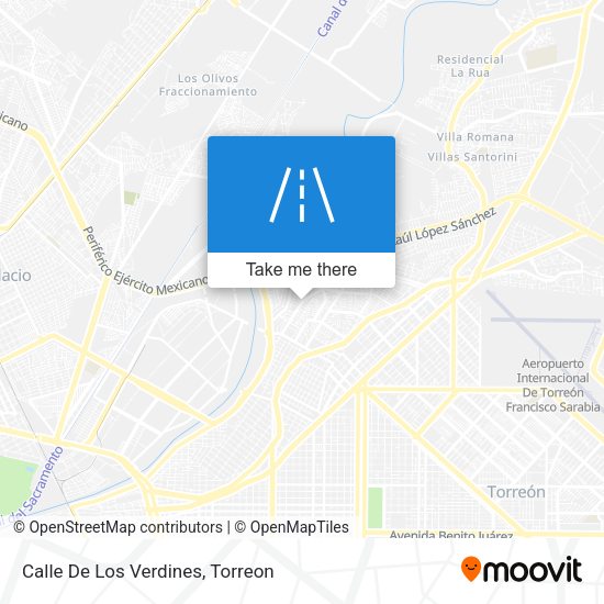 Mapa de Calle De Los Verdines